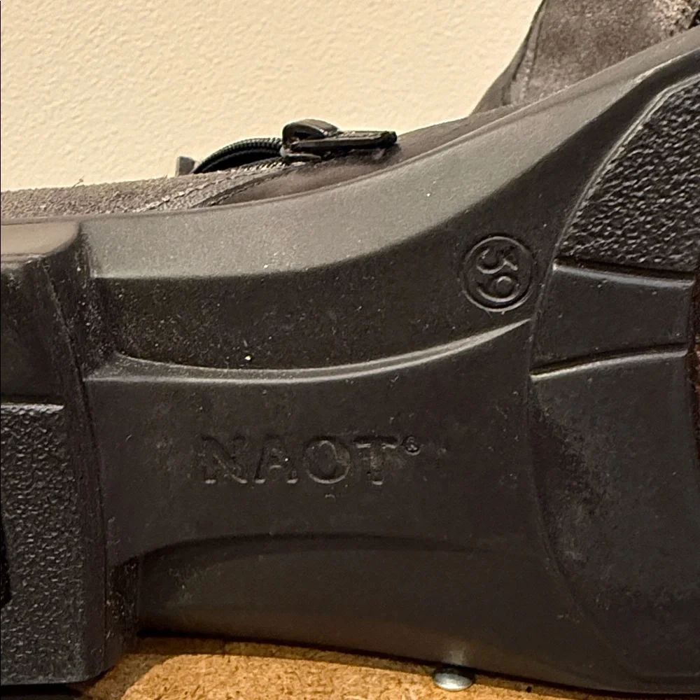 Naot Charcoal and Black Footwear